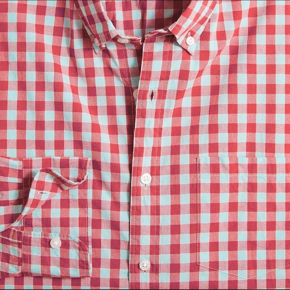 J. Crew Gingham Untucked Button Down - Picture 5 of 6